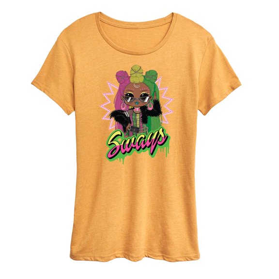 LOL OMG! Fashion Dolls - Sways Spray Paint - Women's Short Sleeve Graphic T-Shirt