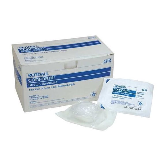 Covidien Stretch Bandage, Cotton/Polyester, PK12 K1CB019230