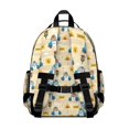 thumbnail image 3 of Police and Bear Beige Pattern Backpack for School, Cute School Bag with Adjustable Shoulder Straps and Padded Back, 15.25"x11.5"x5.25", 3 of 5