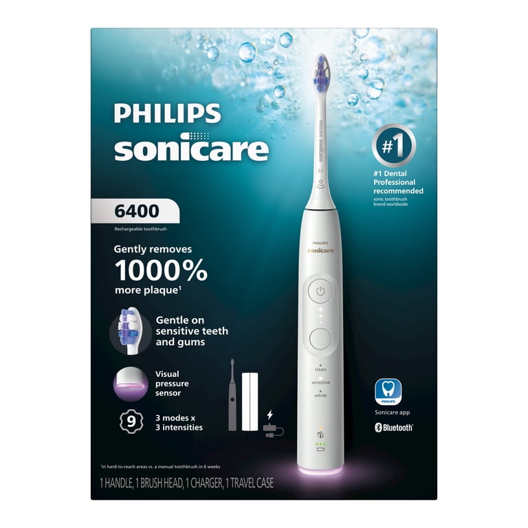 【新品未開封】PHILIPS SONICARE Philips Sonicare 6400 Series Electric Toothbrush, Pressure Sensor
