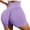 #23Purple, variant on Womens High Waisted Butt Lifting Athletic Shorts Seamless Ruched Back Smoothing Exercise Short Legging for Women