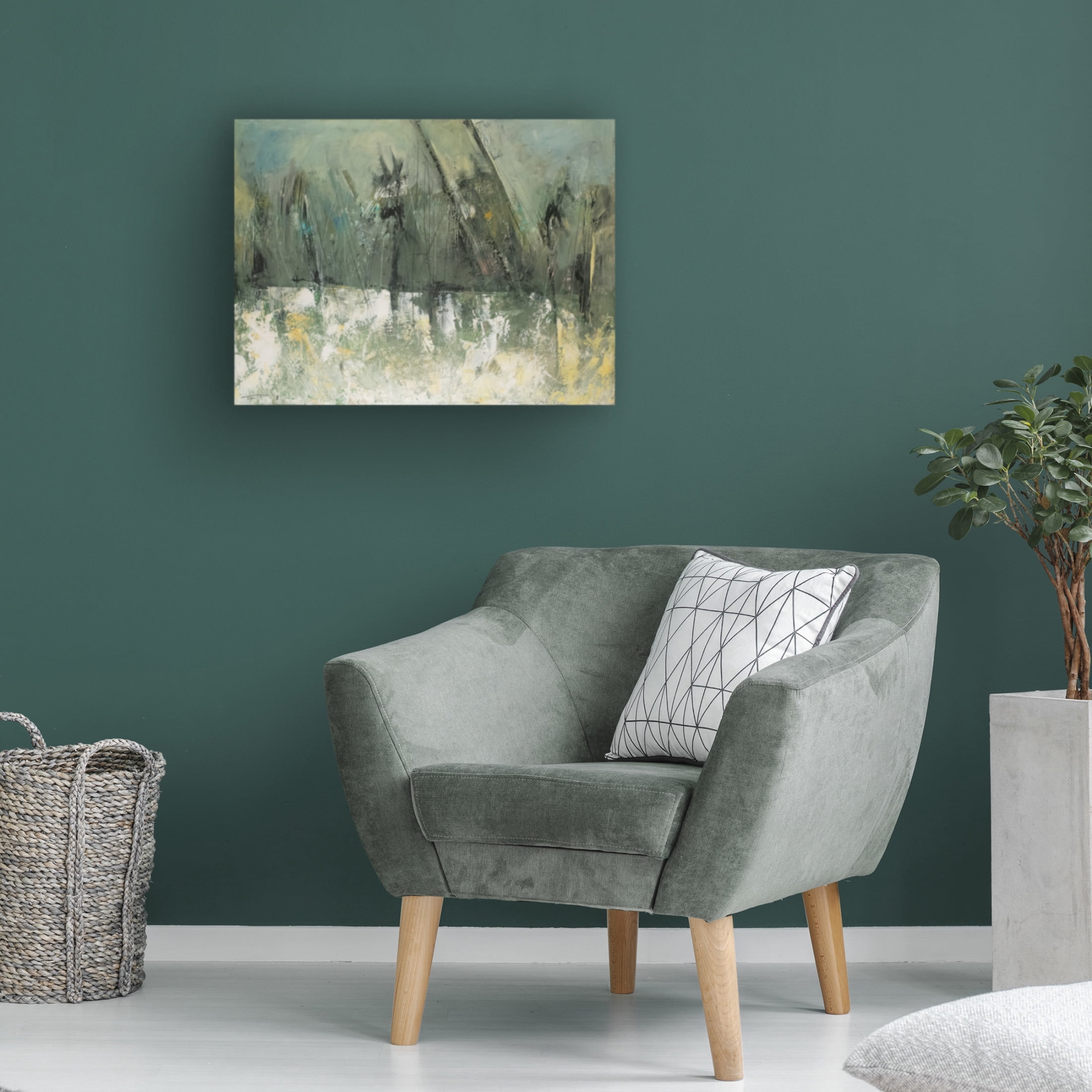 Canvas Wall Art - Tim Nyberg 'First Snow Ridges' Wall Art for Living Room, Bedroom, or Office Décor by Trademark Fine Art - 47 x 35 Inches