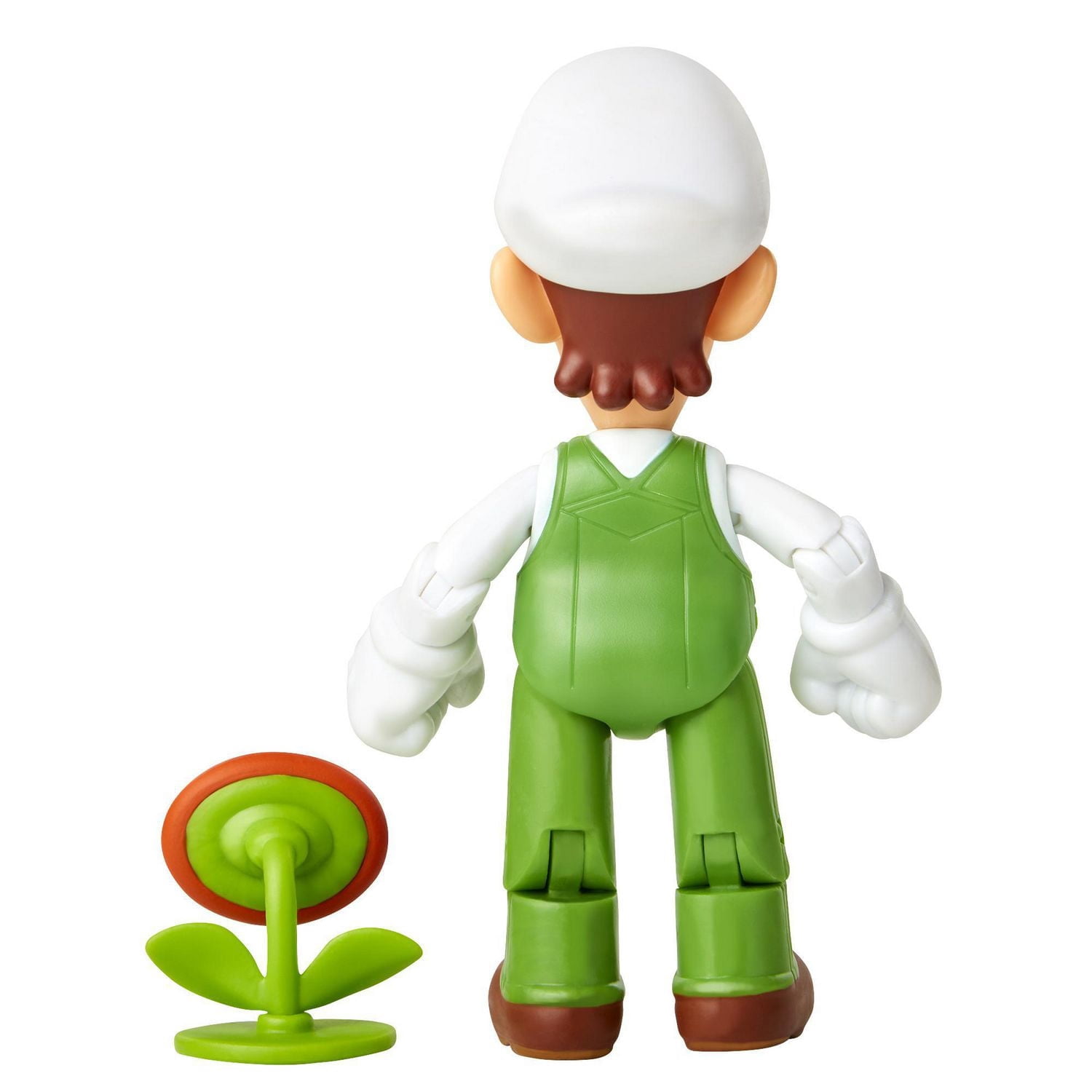 4po figurine Nintendo - Luigi Feu avec Fleur de Feu