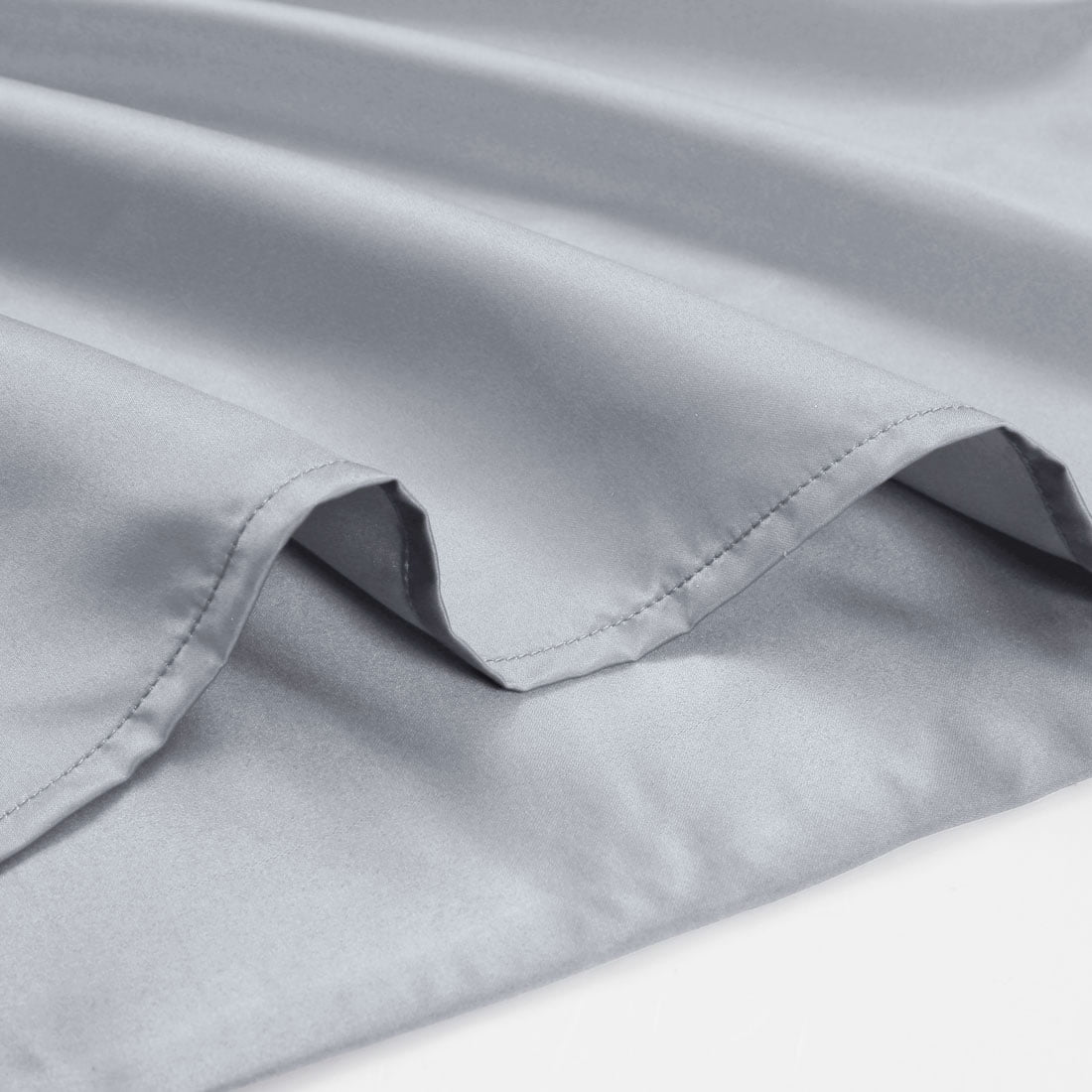 Unique Bargains Luxury Silky Satin Body Pillow Case Silver 20" x 48"