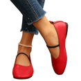 thumbnail image 4 of Willtoo Women's Ballet Flats Mary Jane Shoes, Round Toe Comfortable Dressy Casual Flats Slip-on Work Daily Soft Shoes, 4 of 5