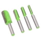 thumbnail image 4 of Broca de fresado para carpintería, 4 piezas Brocas de caja de núcleo Broca de enrutador de punta redonda Broca de enrutador de vástago confiable y duradera, 4 of 8