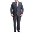 thumbnail image 6 of Big & Tall Travel Performance Stria Tic Weave Suit Jacket Classic Fit HZ90298, 6 of 7