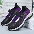 thumbnail image 6 of ibiyuan Womens Orthopedic Sandals Knit Upper Embroidery Women's Walking Shoes Closures Arch Support on Womens Shoes Sneakers Classic Hands-Free Mary Jane Shoes Sports Shoes, 6 of 9
