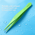 thumbnail image 6 of EXLEAF 2026 New Tweezers Spray-Painted Finish Tweezers for Women Efficient Brow Shaping Eyebrow Tweezers Green for Precise Shaping Facial Grooming Beauty Routines Travel Use., 6 of 7