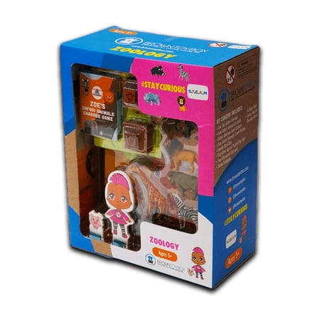 Brown Toy Box Zoe Zoology STEAM Kit