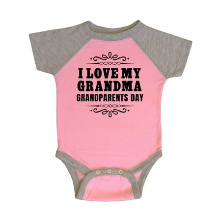 

Inktastic Grandparents Day I Love My Grandma Gift Baby Boy or Baby Girl Bodysuit