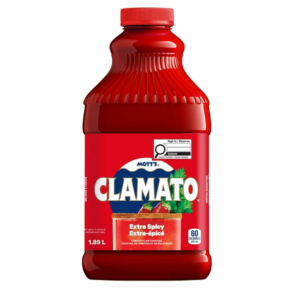 Mott’s Clamato Extra-épicé 1,89 l