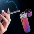 thumbnail image 3 of Encendedor de arco recargable Encendedores de cigarrillos USB eléctricos sin llama a prueba de viento (coloridos), 3 of 8