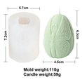 thumbnail image 1 of Molde de silicona para hacer velas de huevo, herramientas de cera de jabón de rosa, girasol, resina epoxi, huevos de mariposa en relieve, Festival, regalo del día de Pascua, 1 of 4