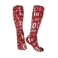 thumbnail image 4 of Balery Ho Pattern Funny Christmas Fun Novelty Socks Men'S Women'S Crew Socks Funny Crazy Novelty Socks Quirky And Cool Socks, 4 of 9