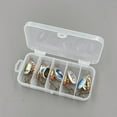 thumbnail image 3 of Beisidaer 10Pcs Fishing Metal Spinner Lures Bass Hard Metal Spinner Baits Kit With A Box, 3 of 4