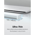thumbnail image 3 of Under Cabinet Lighting, Motion Sensor Lights Indoor Plug in, 16" 12V LED Under Counter Super Bright  for Kitchen/Hallway/Toilet/Garage/Closet(Warm White/3000K), 3 of 6