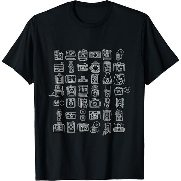 Vintage Camera Tshirt T-Shirt