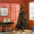thumbnail image 5 of JERFIT 7.5ft Pre-Lit Artificial Christmas Tree with 500 Warm White LED Lights, Realistic PVC Branch Tips for a Full Look, Foldable Metal Base, Easy Assembly Holiday Decor, 5 of 10