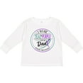 thumbnail image 3 of Inktastic Suicide Prevention- I Wear Teal and Purple for My Dad Boys or Girls Long Sleeve Toddler T-Shirt, 3 of 5