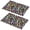 Pioneer Flower Floral-2, variant on Placemat, Pioneer Flower Floral Print Pattern Place Mats Table Mat Set Of 2, PVC Washable Placemats for Party Kitchen Dining Decoration, 18x12 Inch, Fade Resistant