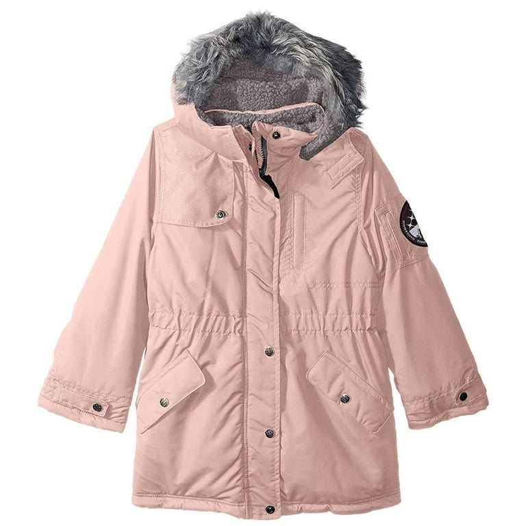 Big Chill Girls 7 16 Long Expedition Jacket Pink 14 16 Walmart