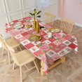 thumbnail image 3 of Pioneer Flower Floral Print Pattern Rectangle Tablecloth 60"x120", Waterproof Polyester Table Cloth, Wipeable Spillproof for Dining Camping Indoor Outdoor, 3 of 6