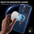 thumbnail image 5 of Allytechgroup Militargy Grade Shockproof Case for Apple iPhone 15 Pro Max, Magnetic Cover Compatible with Magsafe & Car Mount Ring Kickstand Bumper Case for Women Men, Royalblue, 5 of 12
