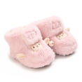 thumbnail image 2 of Fozruso Winter Baby Boots Soft Warm First Walking Shoes With Adorable Sheep Design For Toddlers Sole Indoor Outdoor Use Cozy ,Cute Ankle Winter Boots Sizes 5 Toddler(6-12 Months), 2 of 6