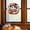 A, variant on Clearance Sale | Round Wooden Halloween Door Sign with Trick or Treat Design, Retro Pumpkin Welcome Logo for Porch and Garden