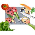 thumbnail image 2 of Carolines Treasures 8876LCB Lady Bug Multiple Glass Cutting Board - Large, 2 of 2