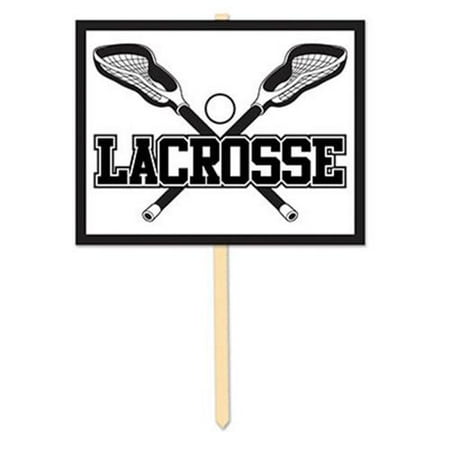 Beistle 54065 Lacrosse Yard Sign, Pack Of 6