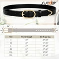 thumbnail image 3 of SUOSDEY Womens Belts Black Elegant Ladies Leather Belt for Jeans Dress Gift, 3 of 6
