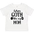 thumbnail image 3 of Inktastic Future Goth Like my Mom with Skulls Boys or Girls Toddler T-Shirt, 3 of 5