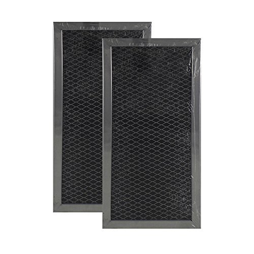 2 PACK Air Filter Factory Compatible Replacement For Whirlpool 4359416 Microwave Hood Charcoal Filter Set