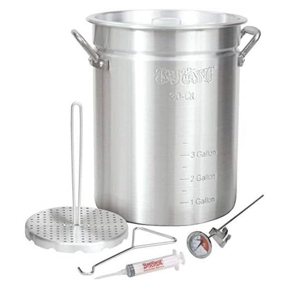 Outdoor Fryer Pot - 30 Qt Turkey Fryer - 30 Qt - Metal