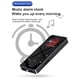 thumbnail image 4 of Reproductor de MP3 MP4 Bluetooth 8G Reproductor de MúSica HiFi Compatible con Tarjeta, con Reloj Despertador FM PodóMetro E-Book Altavoz Incorporado-Plata, 4 of 5