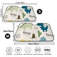 thumbnail image 3 of Fotbe Childish Dinosaur Car Windshield Sunshade | Sun Visor Protector Front Window Shade, Keeps Out UV Rays, Keeps Your Vehicle Cool-, 3 of 7