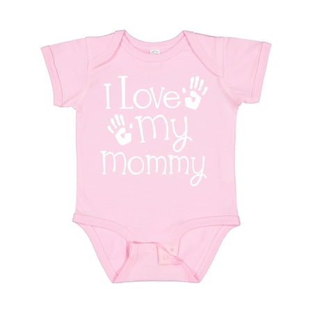 

Inktastic I Love My Mommy Mothers Day Gift Baby Boy or Baby Girl Bodysuit