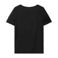 thumbnail image 2 of Camiseta Para Mujer, Cuello Redondo, Suave, Verano, Para El Trabajo, Uso Diario, Deportes M, 2 of 7