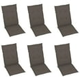 thumbnail image 6 of vidaXL Outdoor Recliner Chairs Patio Chair with Cushions Solid Wood Acacia, 6 of 10