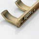 thumbnail image 5 of Bronze Bathroom Shelf with Hooks, Aluminum Alloy Storage Rack, 5 of 5