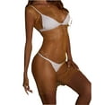 thumbnail image 4 of Qmyliery Women Sexy See-through Beach Blouse, Black Round Collar Sleeveless One-piece, XS/ S/ M/ L, 4 of 7