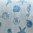 thumbnail image 6 of Levtex Home - Sandy Cove Quilt Set - Twin Quilt and One Standard Sham - Coastal Stripe - Blue White - Quilt (68x86in.) and Sham (20x26in.) - Reversible - Cotton, 6 of 7