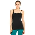 thumbnail image 2 of MOPAS Tank Top - Women's Seamless Nylon Camisole Tank Top - Black, 2 of 2