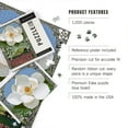 thumbnail image 5 of Lantern Press 1000 Piece Jigsaw Puzzle, Savannah, Georgia, Single White Magnolia, 5 of 5