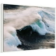 thumbnail image 4 of Kate and Laurel Crashing Waves on the Portuguese Coast Framed Canvas Wall Art by Michael Schauer 42 x 32 Sylvie White, Coastal, Nature, Landscapes, Beach Art for Wall Decor, Living Room, Bedroom, 4 of 8