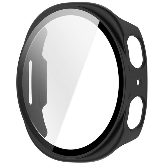 BotaniNest Galaxy Watch 8 44mm Screen Protector With PC Smart Watch Accessories Full Coverage Tempered Glass Protective Cover For