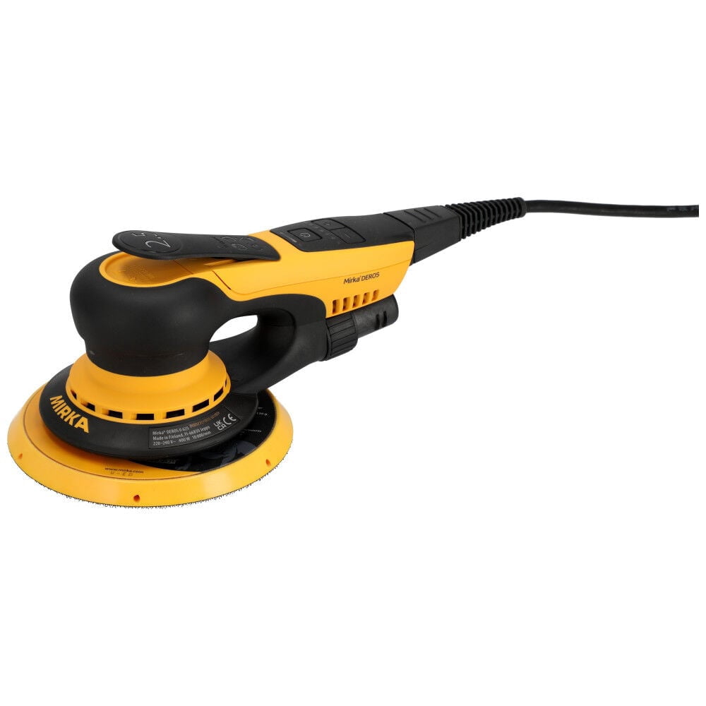 Mirka Deros Ii 625X Electric Powered 6 Inch 2-1/2 Mm Orbital Sander With Case