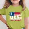 thumbnail image 2 of T-Shirt pour Enfants, Imprimé de la Fête de l'Indépendance à Manches Courtes et Col Rond, Haut Décontracté et Polyvalent pour Garçons et Filles de 3 à 15 Ans, 2 of 6